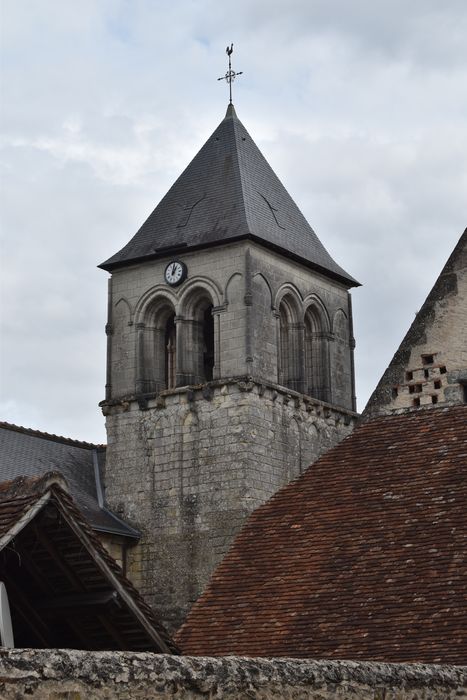 clocher, élévations sud et ouest, vue générale