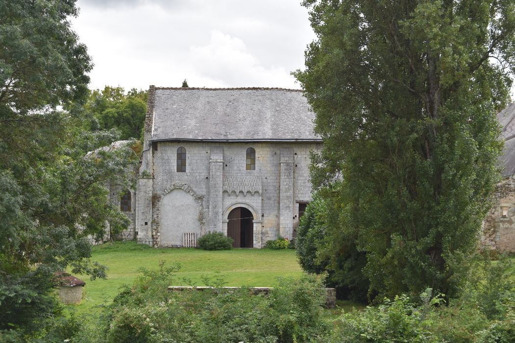 ancienne église, façade latérale nord, vue partielle