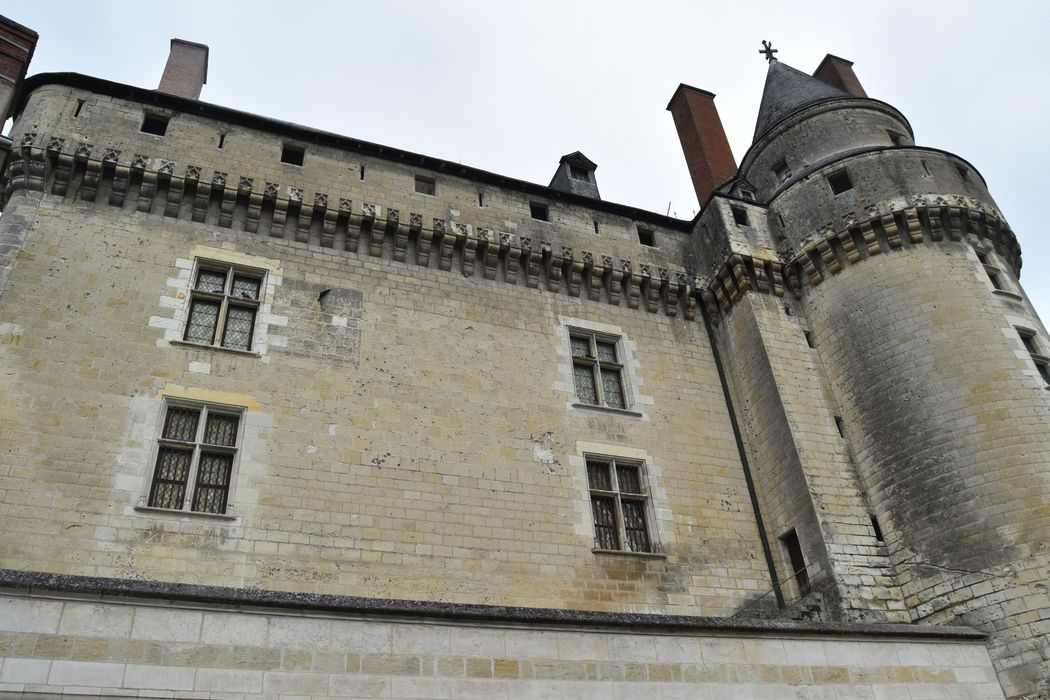 façade ouest, vue partielle