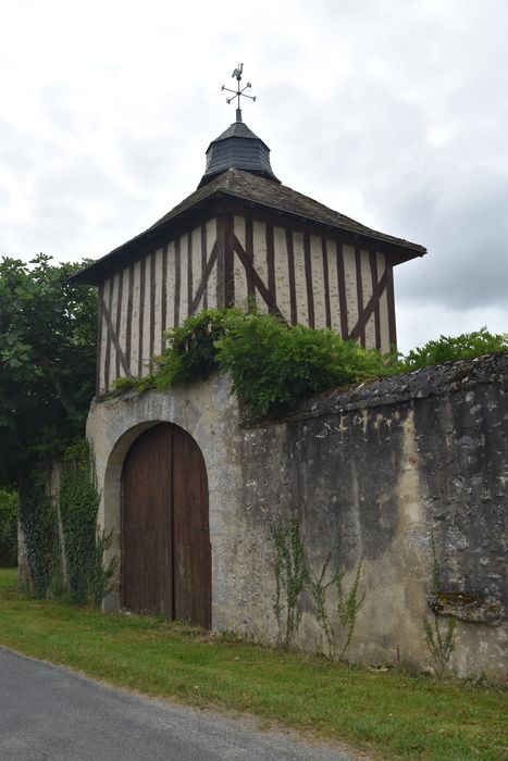 porche d’accès, élévation nord, vue générale