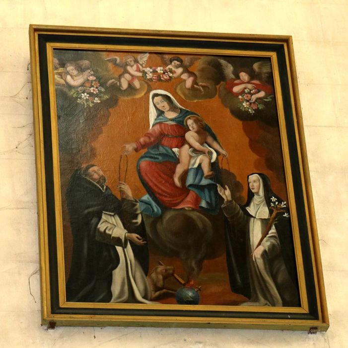 Tableau : L'Institution du Rosaire