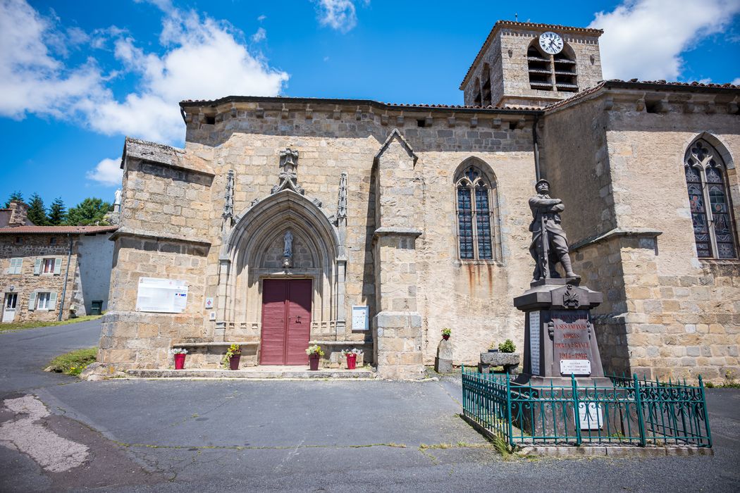 façade sud, vue partielle