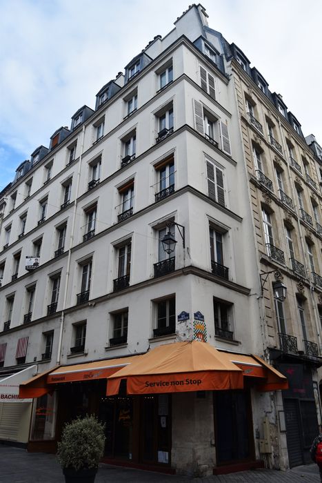 façades sur les rues Saint-Martin et Rambuteau