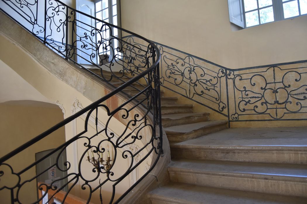 escalier d'honneur, vue partielle