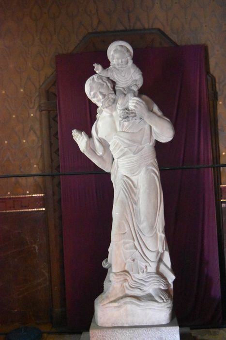 statue : saint Christophe - © Ministère de la Culture (France), Médiathèque du patrimoine et de la photographie, diffusion RMN-GP