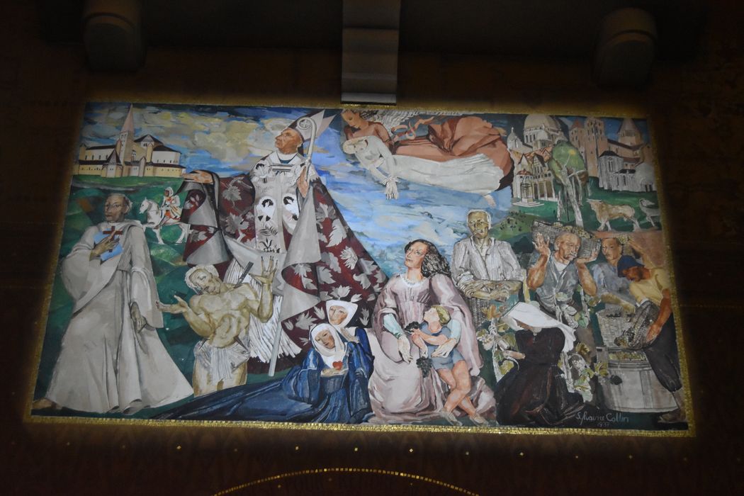 tableau : Mgr Petit de Julleville offrant au Sacré-Coeur le sanctuaire de Dijon - © Ministère de la Culture (France), Médiathèque du patrimoine et de la photographie, diffusion RMN-GP