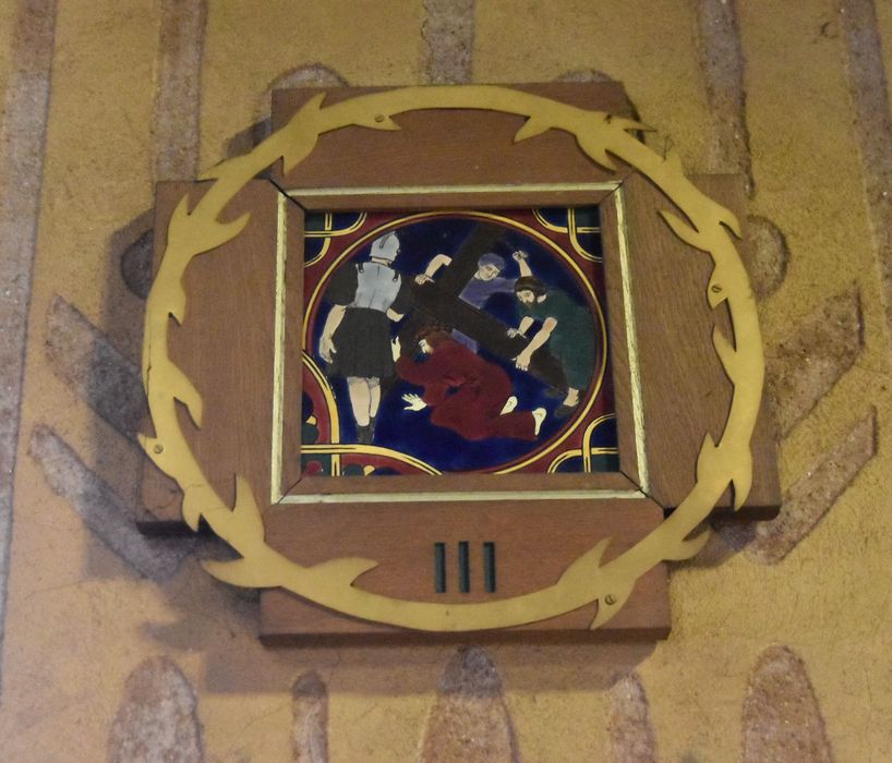 chemin de croix, détail de la station n°3 - © Ministère de la Culture (France), Médiathèque du patrimoine et de la photographie, diffusion RMN-GP