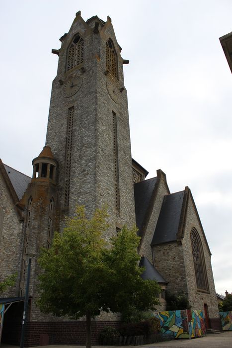 clocher, élévations sud et ouest