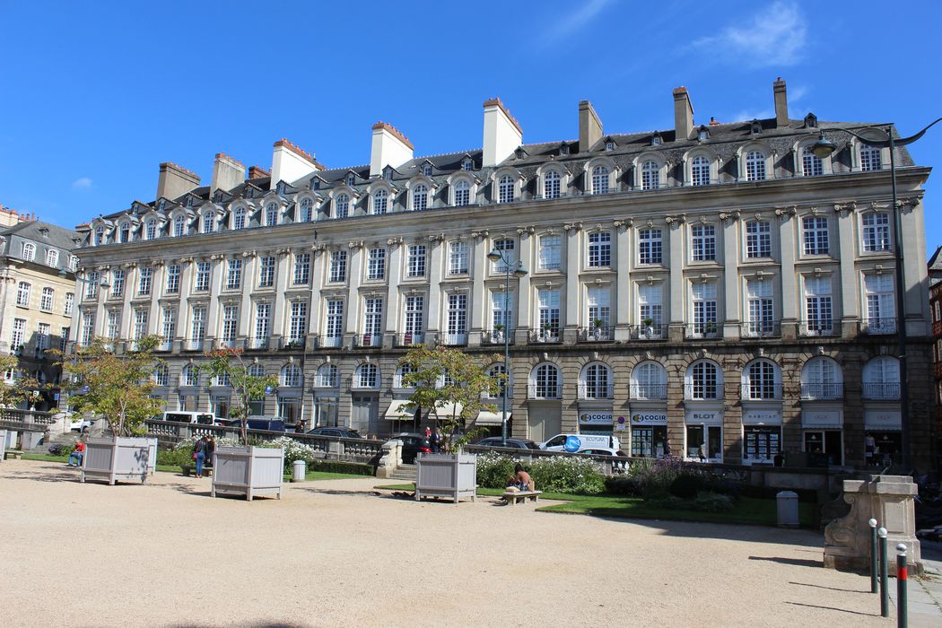 ensemble des façades ouest