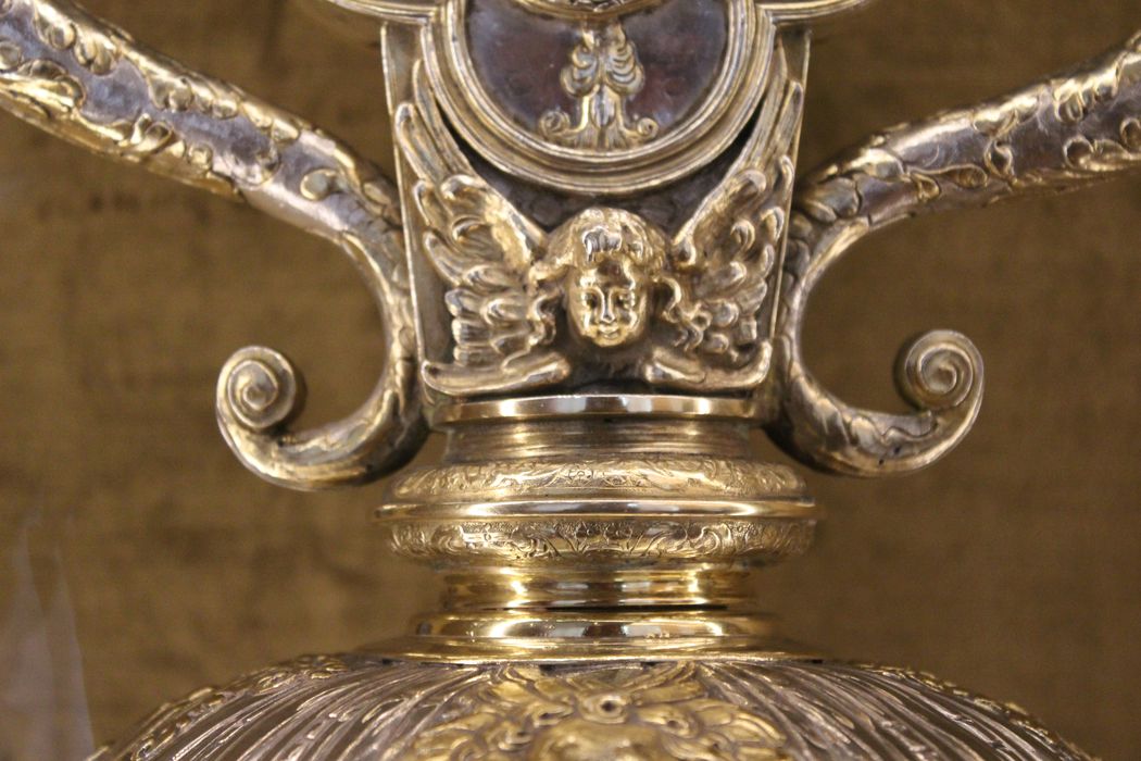 croix de procession, détail