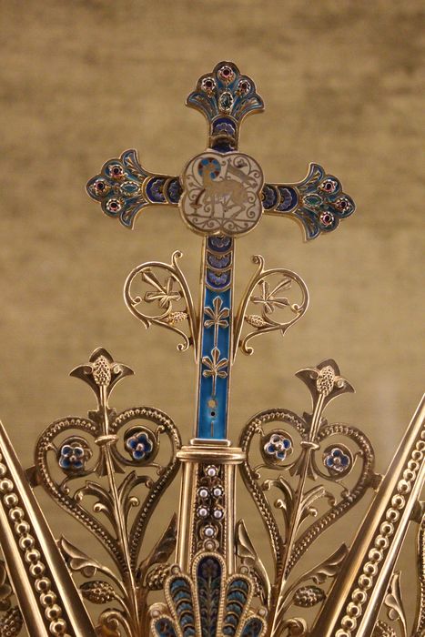 ostensoir, détail