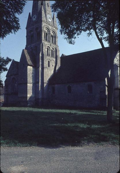 Clocher et façade nord