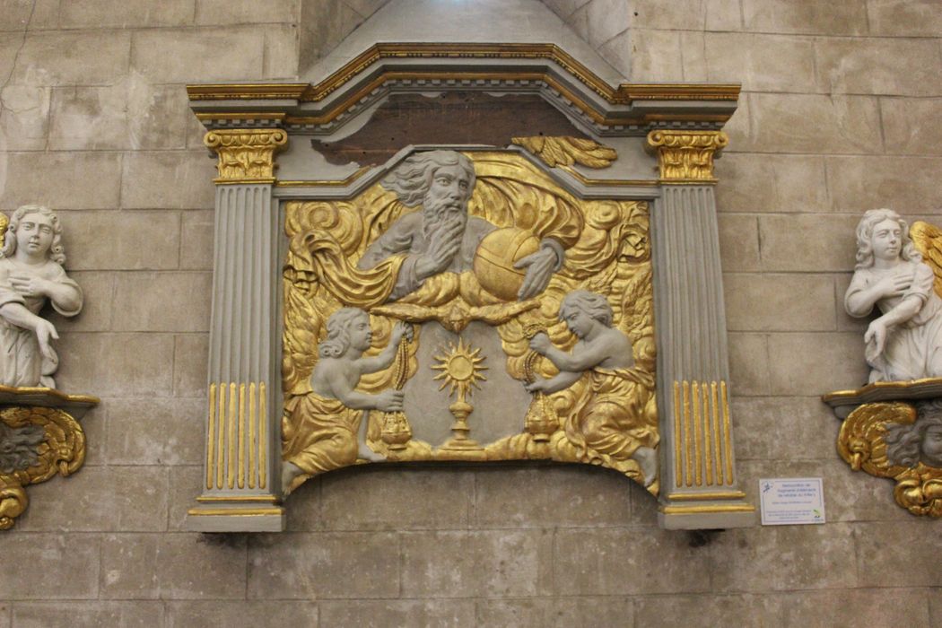 bas-relief (fragment de retable) : Dieu le Père