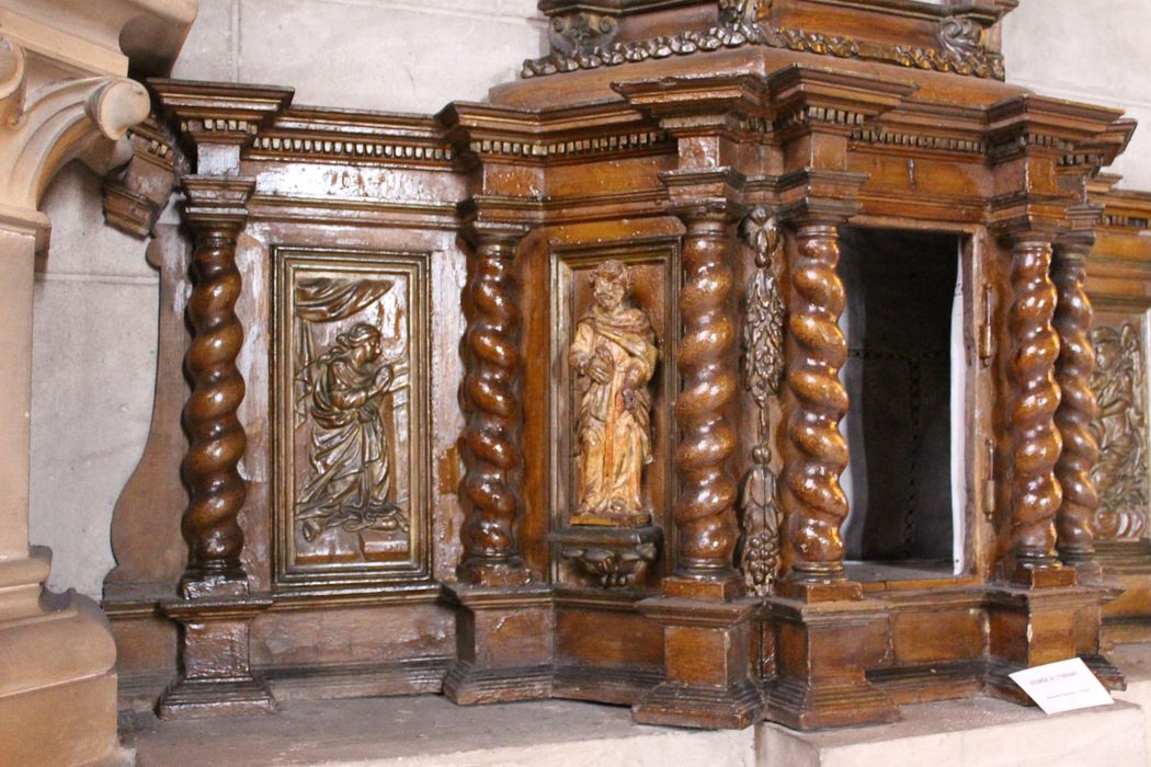 tabernacle, ciborium (baldaquin), vue partielle