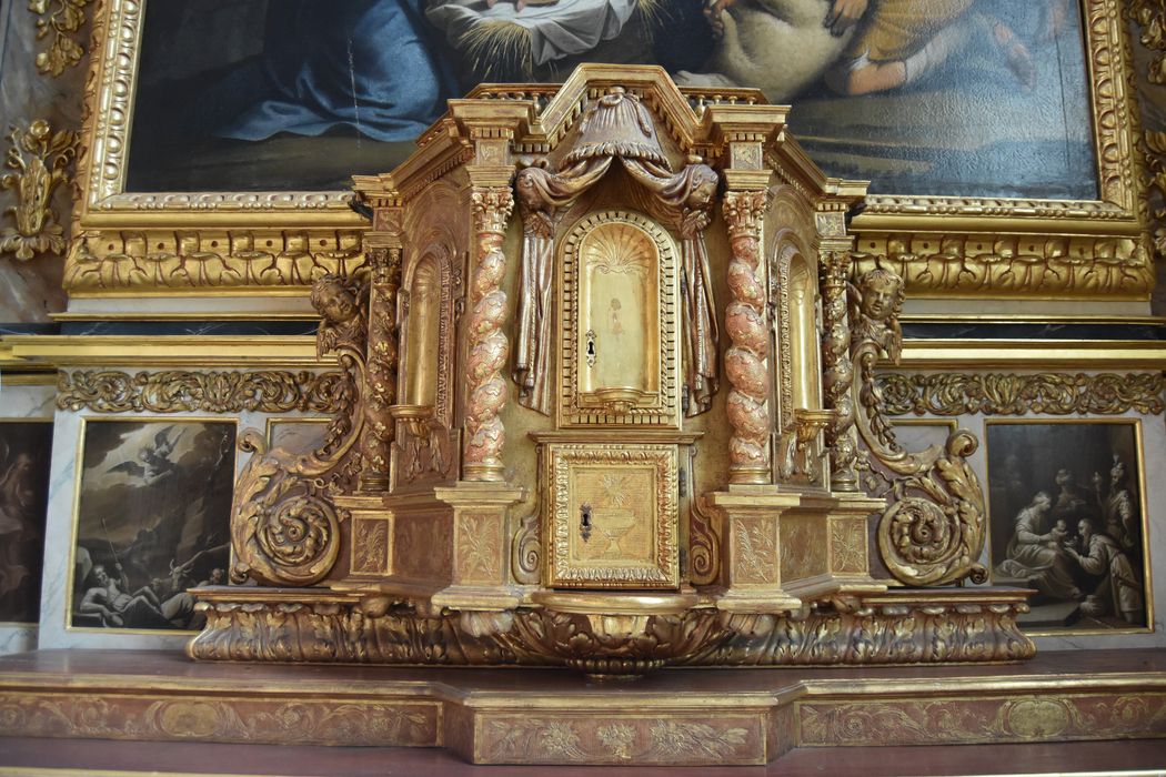 tabernacle du retable du croisillon sud