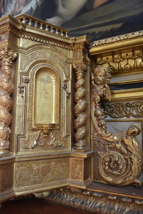 tabernacle du retable du croisillon sud, détail