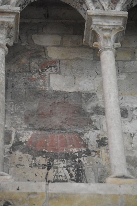 peintures monumentales du triforium, détail