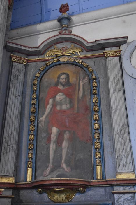 panneau peint du maître-autel : Dieu le Fils