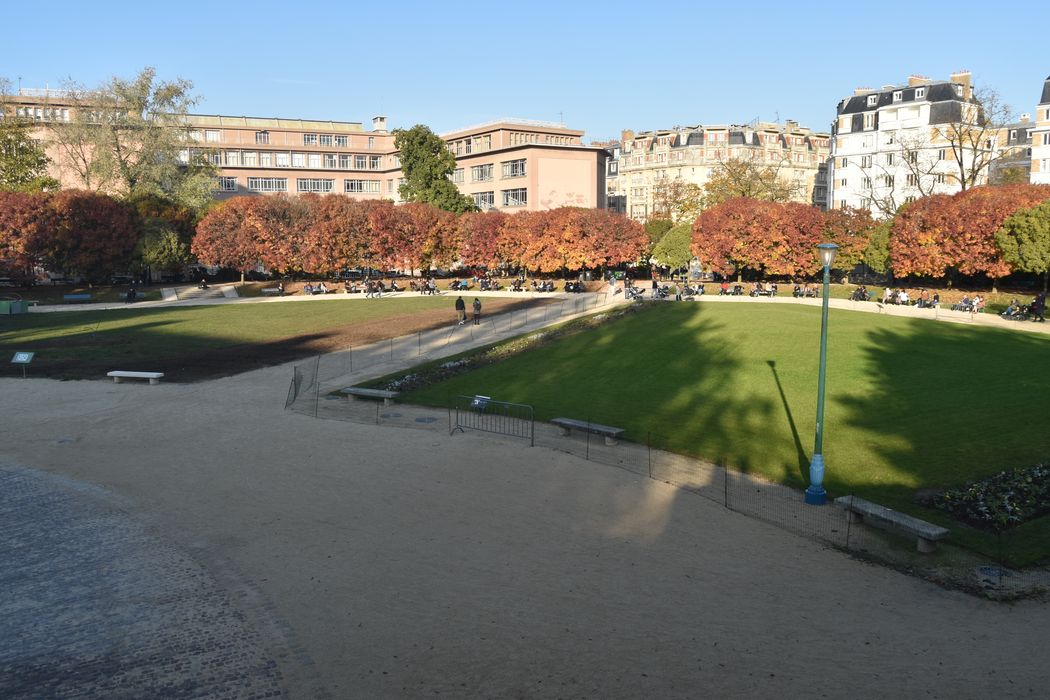 vue partielle du parc en direction du Nord-Est