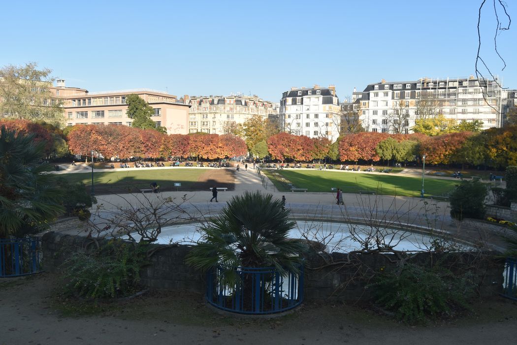 vue partielle du parc en direction du Nord-Est