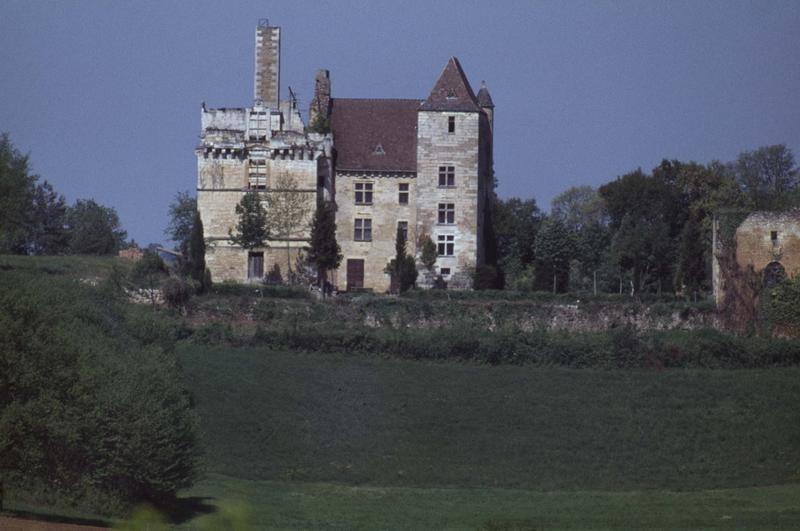 Ensemble du château en cours de restauration