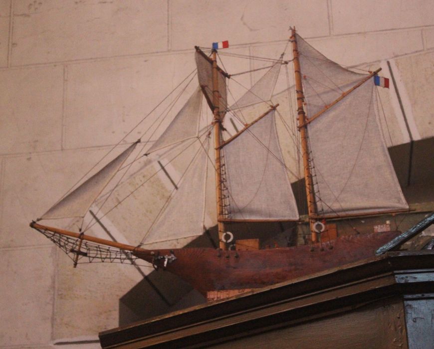 maquette ex-voto de bateau