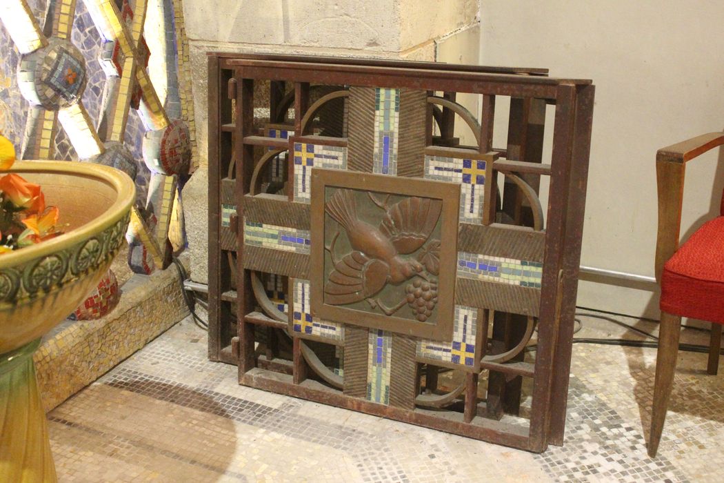 clôture de choeur (table de communion), détail d’un élément déposée