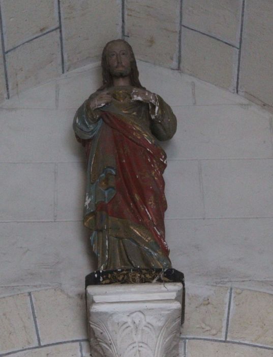 statue : Christ du Sacré Coeur