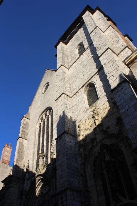 façade ouest, vue partielle