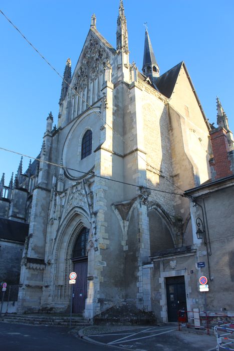 façade latérale nord, vue partielle