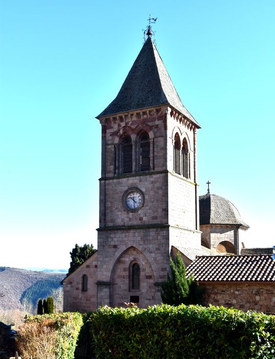 clocher, élévation nord-ouest