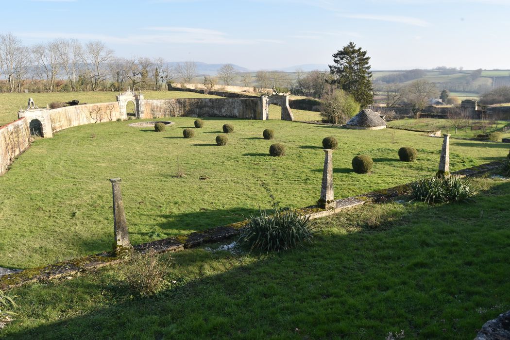 vue générale du jardin