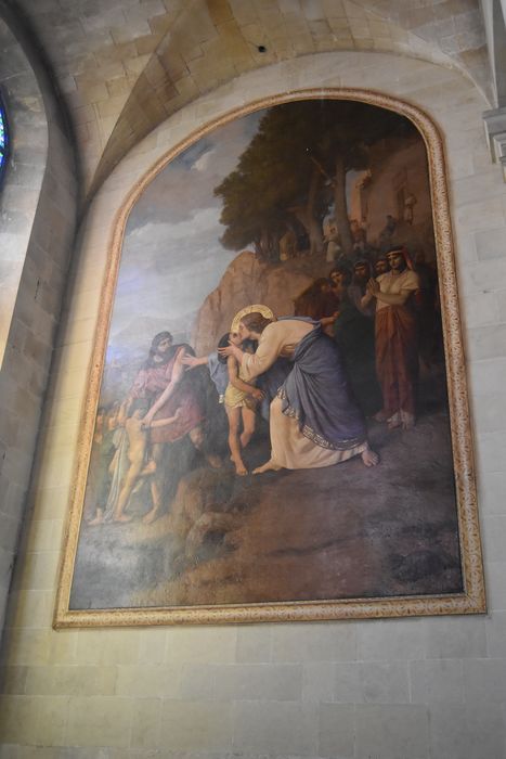 tableau : le Christ et les enfants