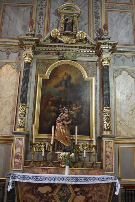 retable latéral sud, tableau : Assomption de la Vierge (l’) - © Ministère de la Culture (France), Médiathèque du patrimoine et de la photographie, diffusion RMN-GP