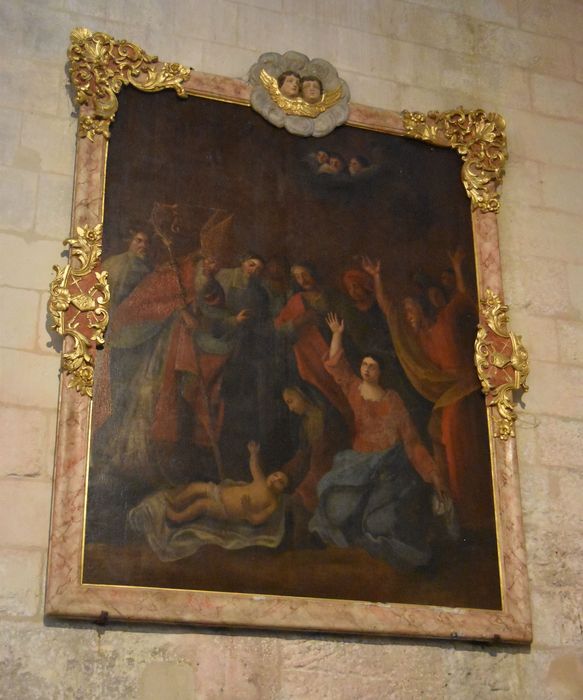 tableau : Saint Martin ressuscitant le catéchumène de Ligugé - © Ministère de la Culture (France), Médiathèque du patrimoine et de la photographie, diffusion RMN-GP