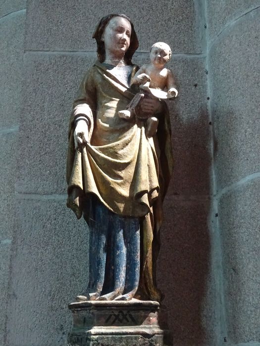 statuette : Vierge à l'Enfant dite Notre-Dame du Moutier