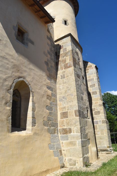 façade latérale sud, vue partielle