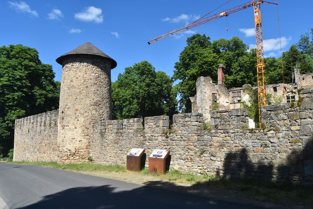 mur d’enceinte ouest