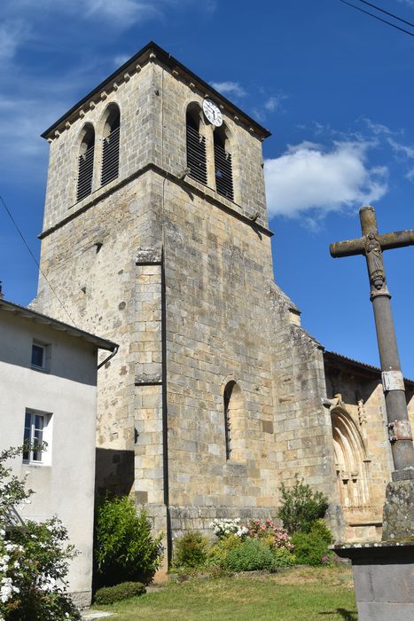 clocher, élévations sud et ouest