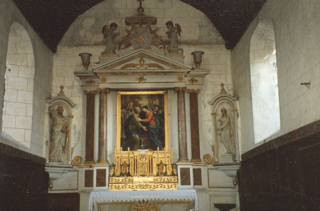 maître-autel, tabernacle, tableau : Visitation (la)