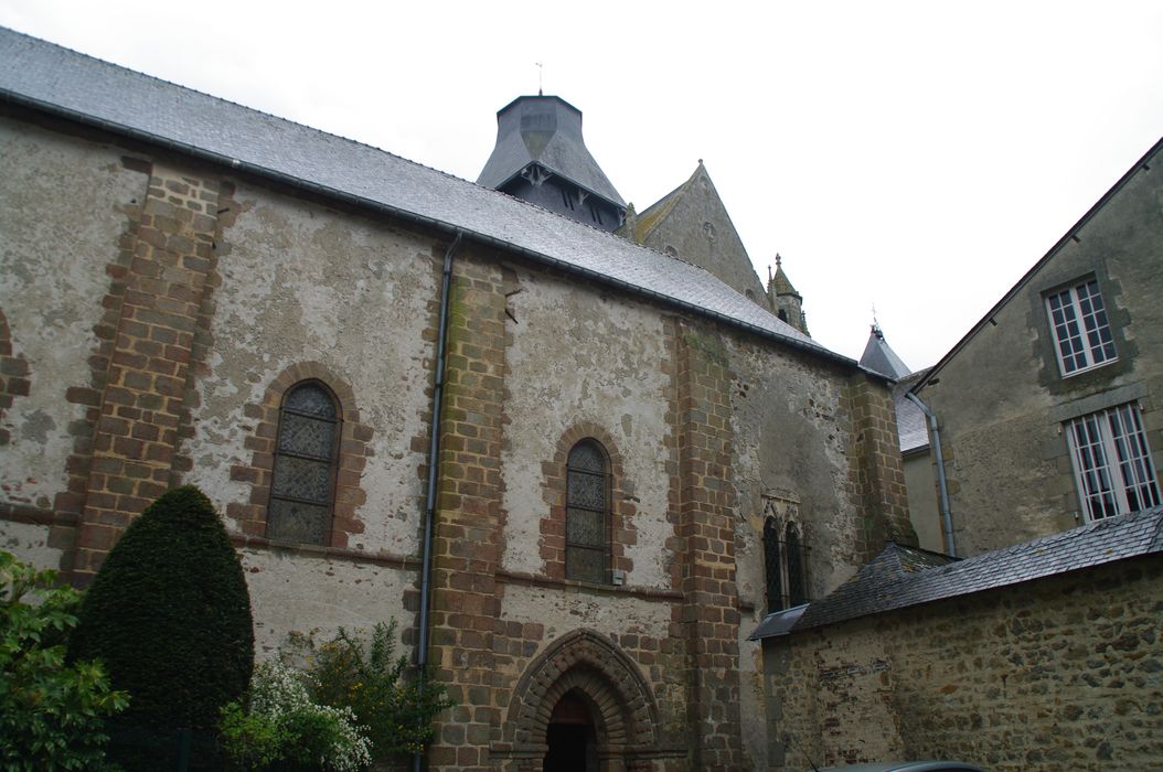 façade ouest, vue partielle