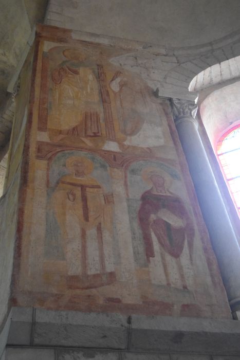 peinture monumentale dans la chapelle du Sacré-coeur de Jésus