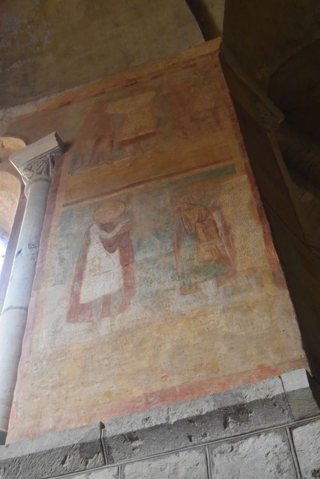 peinture monumentale dans la chapelle Saint-Quentin