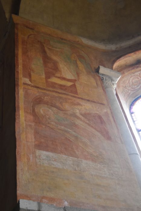 peinture monumentale dans la chapelle Saint-Quentin