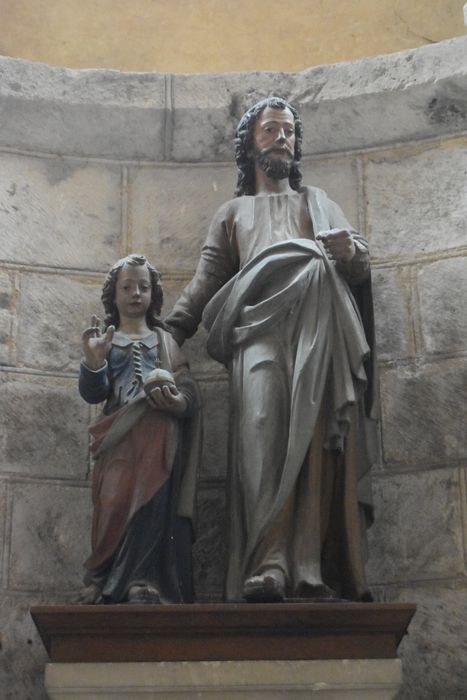 groupe sculpté : saint Joseph et l'Enfant Jésus - © Ministère de la Culture (France), Médiathèque du patrimoine et de la photographie, diffusion RMN-GP