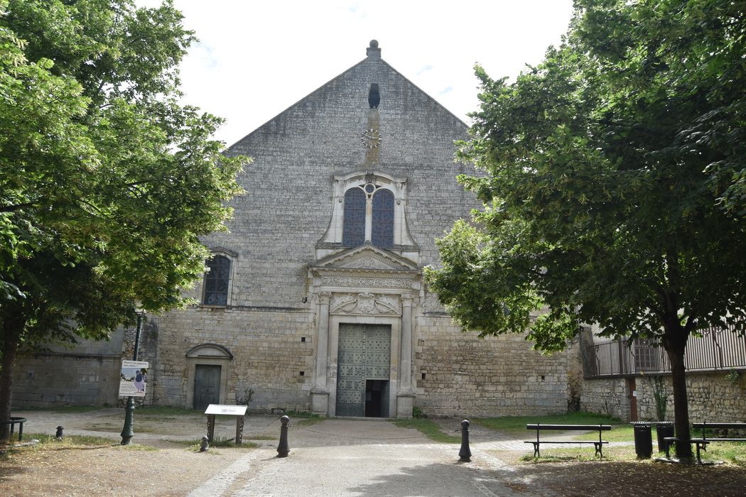 façade ouest, vue partielle