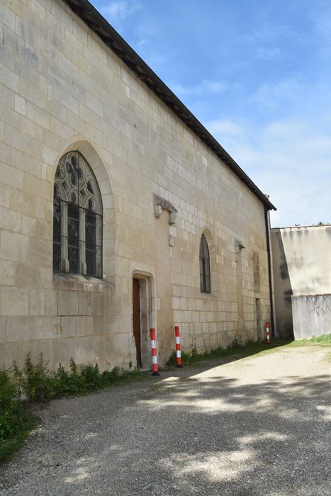 façade latérale nord, vue partielle