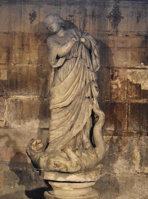 statue : Sainte Marguerite - © Ministère de la Culture (France), Médiathèque du patrimoine et de la photographie, diffusion RMN-GP