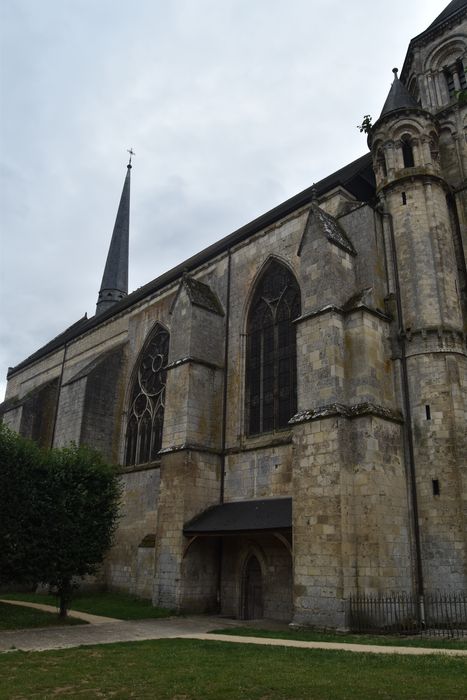 façade latérale nord, vue partielle