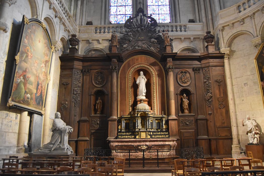 autel, retable de la chapelle du Sacré-Coeur